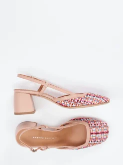 – Slingback-Pumps aus Flechtleder*Andrea Puccini Best