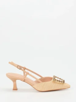 – Slingpumps aus Flechtleder*Andrea Puccini Sale