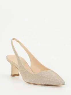 – Slingpumps aus Metallicleder champagner*Andrea Puccini Best