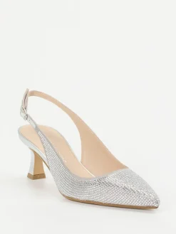 – Slingpumps aus Metallicleder*Andrea Puccini Sale