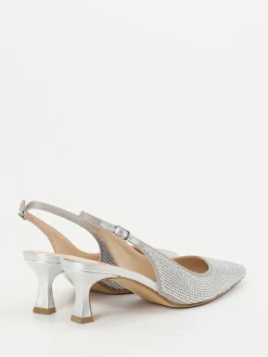 – Slingpumps aus Metallicleder*Andrea Puccini Sale