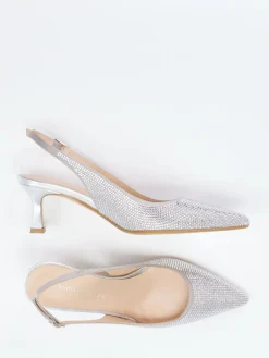 – Slingpumps aus Metallicleder*Andrea Puccini Sale