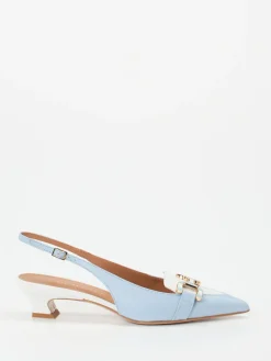 Damen Andrea Puccini – Slingpumps aus Lammleder Pastell