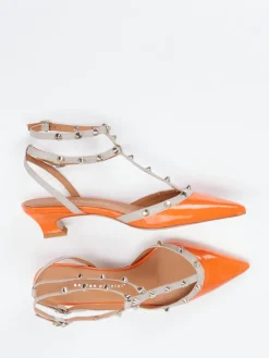 Damen Andrea Puccini – Slingpumps aus Lackleder