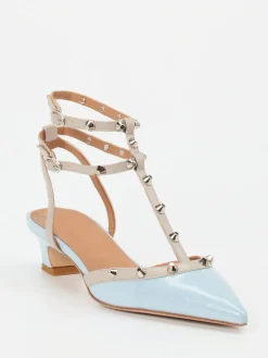 – Slingpumps aus Lackleder Hell*Andrea Puccini Discount