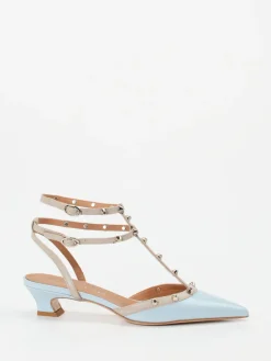 – Slingpumps aus Lackleder Hell*Andrea Puccini Discount