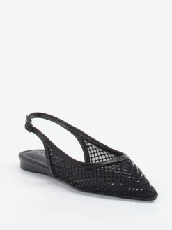 Damen Andrea Puccini – Slingpumps aus Netzgewebe