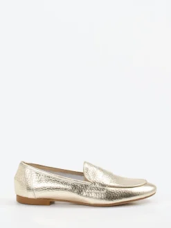 – Slipper aus Metallicleder goldfarben*Andrea Puccini Best