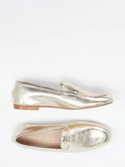 – Slipper aus Metallicleder goldfarben*Andrea Puccini Best