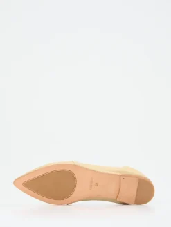 Damen Andrea Puccini – Slipper aus Lammleder in Beige