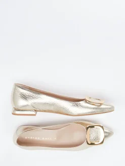 – Spitzballerinas aus Metallicleder*Andrea Puccini Best