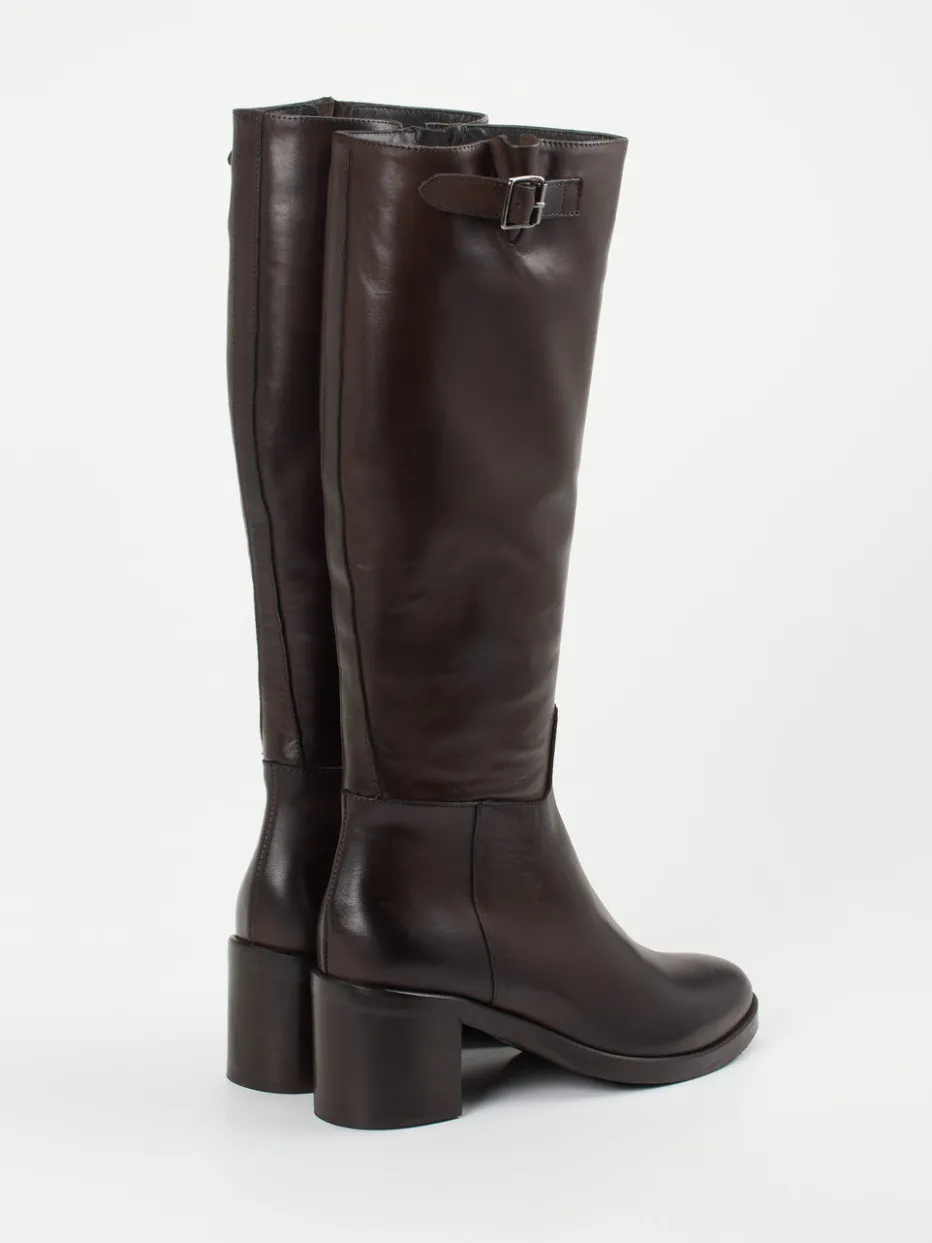 Damen Andrea Puccini – Stiefel aus Kalbleder Dunkel