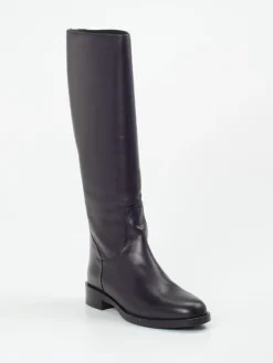 Damen Andrea Puccini – Stiefel aus Kalbleder tiefdunkel violett