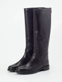 Damen Andrea Puccini – Stiefel aus Kalbleder tiefdunkel violett
