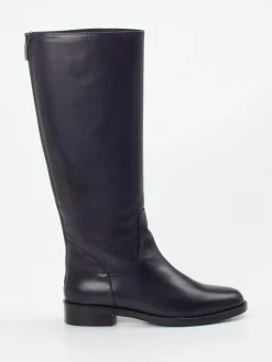 Damen Andrea Puccini – Stiefel aus Kalbleder tiefdunkel violett