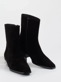 Damen Andrea Puccini – Stiefeletten aus Veloursleder