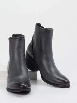 Damen Andrea Puccini – Stiefeletten aus Kalbleder navy