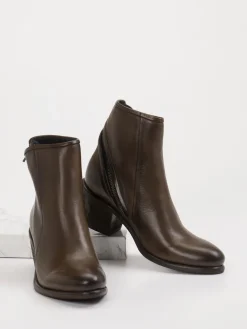 – Stiefelette aus Leder in Dunkel*Andrea Puccini Discount