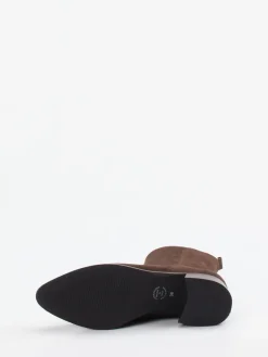 – Stiefeletten aus Veloursleder Dunkel*Andrea Puccini Clearance