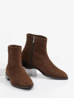 – Stiefeletten aus Veloursleder*Andrea Puccini Online