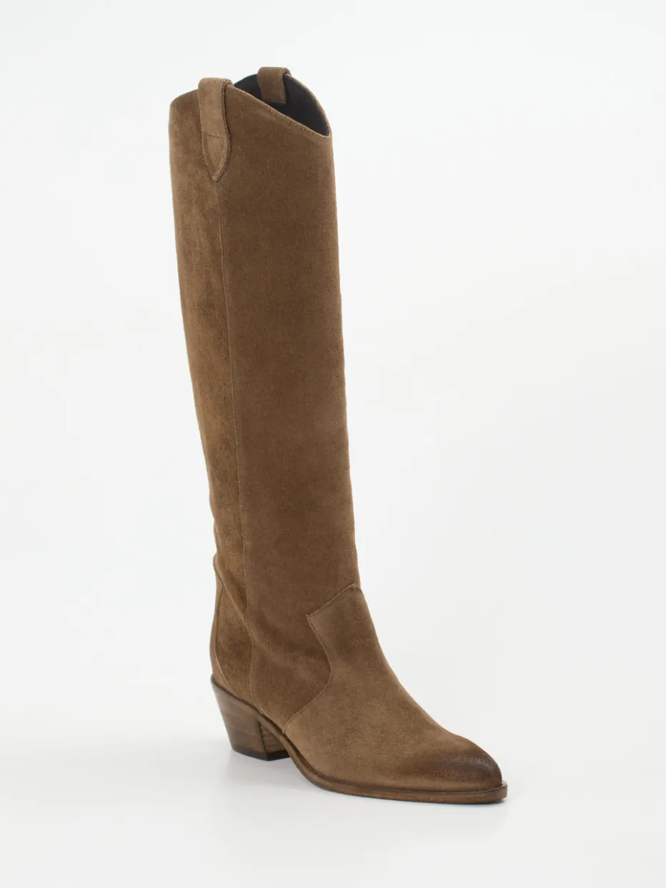 Damen Andrea Puccini – Western-Boots aus Veloursleder