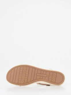 – Zehensteg-Sandalen aus Metallicleder*Andrea Puccini Online