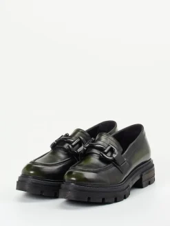 Damen Andrea Sabatini – Chunky Loafer aus Hochglanzleder