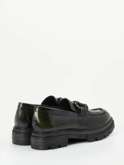 Damen Andrea Sabatini – Chunky Loafer aus Hochglanzleder