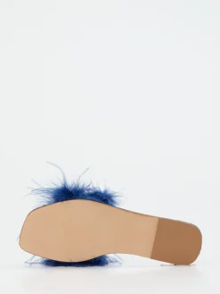 – Damen-Slides aus Fell in Tinten*Andrea Sabatini Discount