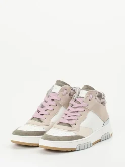 – High-Top Sneaker aus Kalbleder Pastell*Andrea Sabatini Outlet