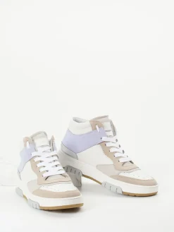 – High-Top Sneaker aus Kalbleder Offwhite*Andrea Sabatini Online