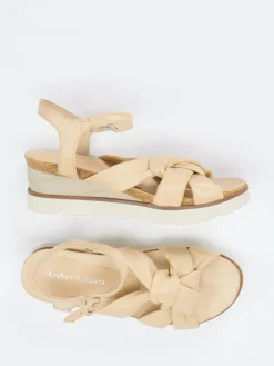 – Keilsandalette aus Lammleder*Andrea Sabatini Discount