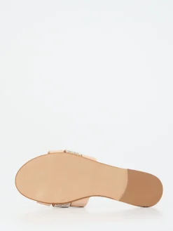 Damen Andrea Sabatini – Pantolette aus Kalbleder Nude-Rosa