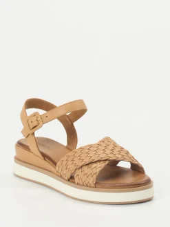 Damen Andrea Sabatini – Plateausandalen aus Flechtleder