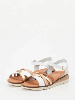 Damen Andrea Sabatini – Riemchensandalen aus Leder color