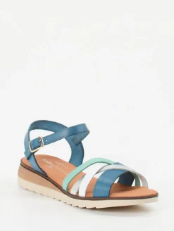 Damen Andrea Sabatini – Riemchensandale aus Glattleder color