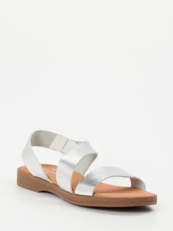 – Riemchensandale aus Metallicleder*Andrea Sabatini