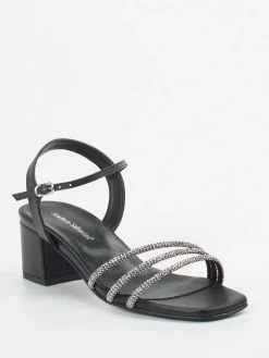 – Sandalette aus Metallicleder*Andrea Sabatini Best