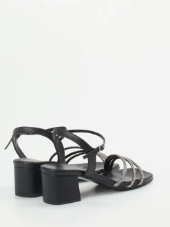 – Sandalette aus Metallicleder*Andrea Sabatini Best