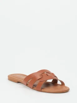 – Slides aus Lammleder cognac*Andrea Sabatini Discount
