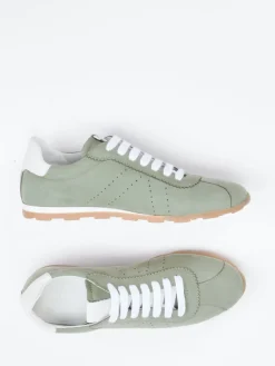 – Sneaker aus Nubukleder Salbei*Andrea Sabatini Discount