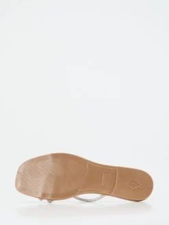 – Zehentrenner aus Metallicleder*Andrea Sabatini Outlet