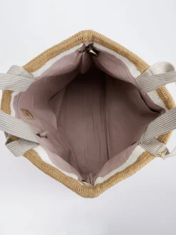 – Shopper aus Textil im Streifen-Design*ANOKHI Outlet