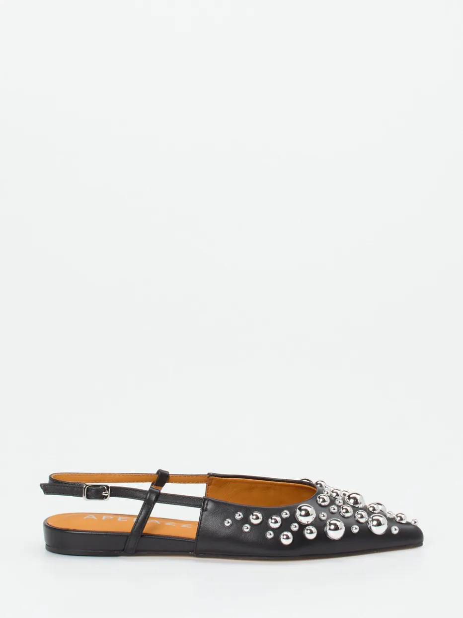 – Slingpumps aus Glattleder*Apepazza