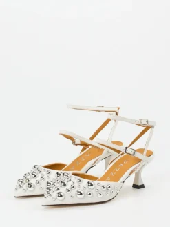 – Slingpumps aus Leder glänzend*Apepazza Outlet