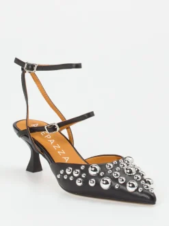 – Slingpumps aus Leder Glam-Akzent*Apepazza