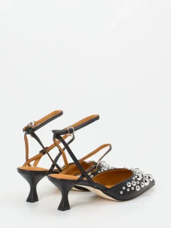 – Slingpumps aus Leder Glam-Akzent*Apepazza