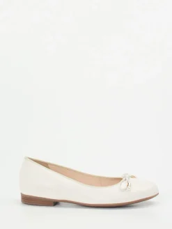 – Ballerinas aus Hirschleder in Cremeweiß*Ara Discount