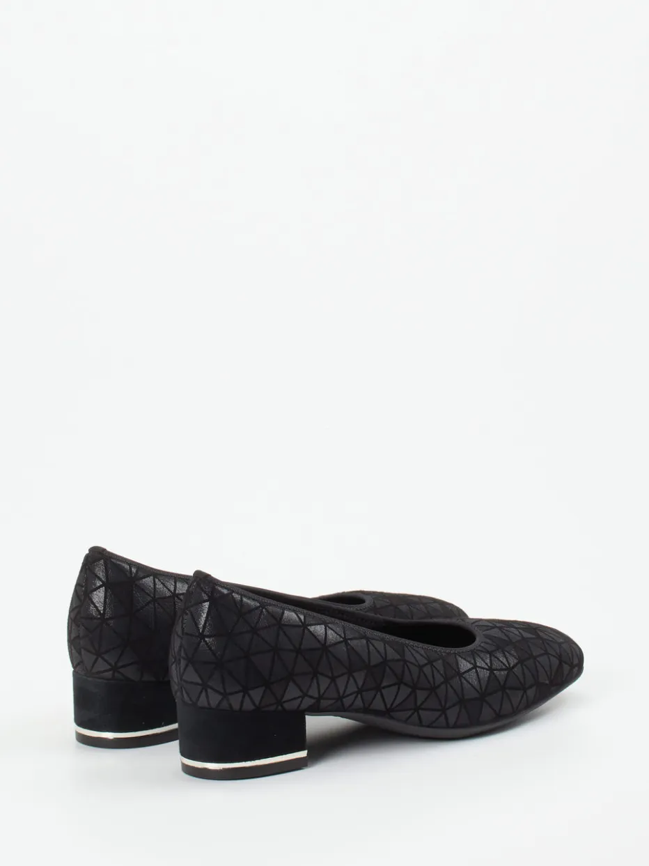 – Blockabsatz-Pumps aus geprägtem Leder*Ara Clearance