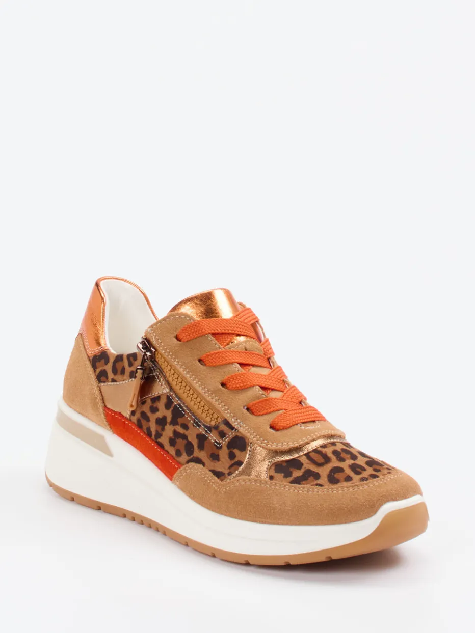 – Chunky Sneaker aus geprägtem Leder*Ara Clearance